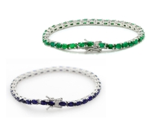 Duo bracelets riviere