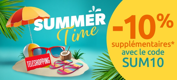 Summer Time : -10% supplémentaires