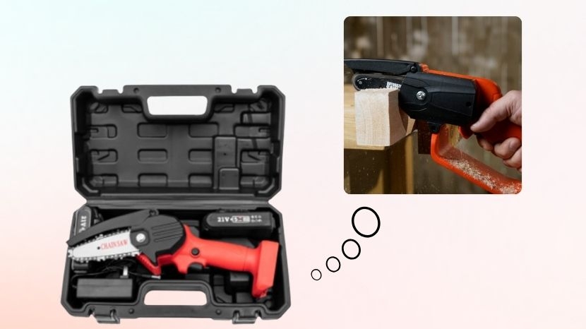 Trickblade Pro 2 : mini-tronçonneuse sans fil pour un jardinage facile et précis